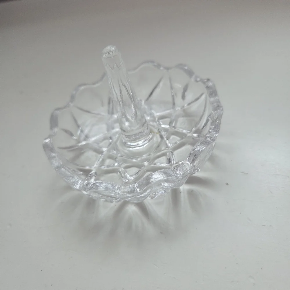 Vintage Crystal Ring Jewelry Holder
